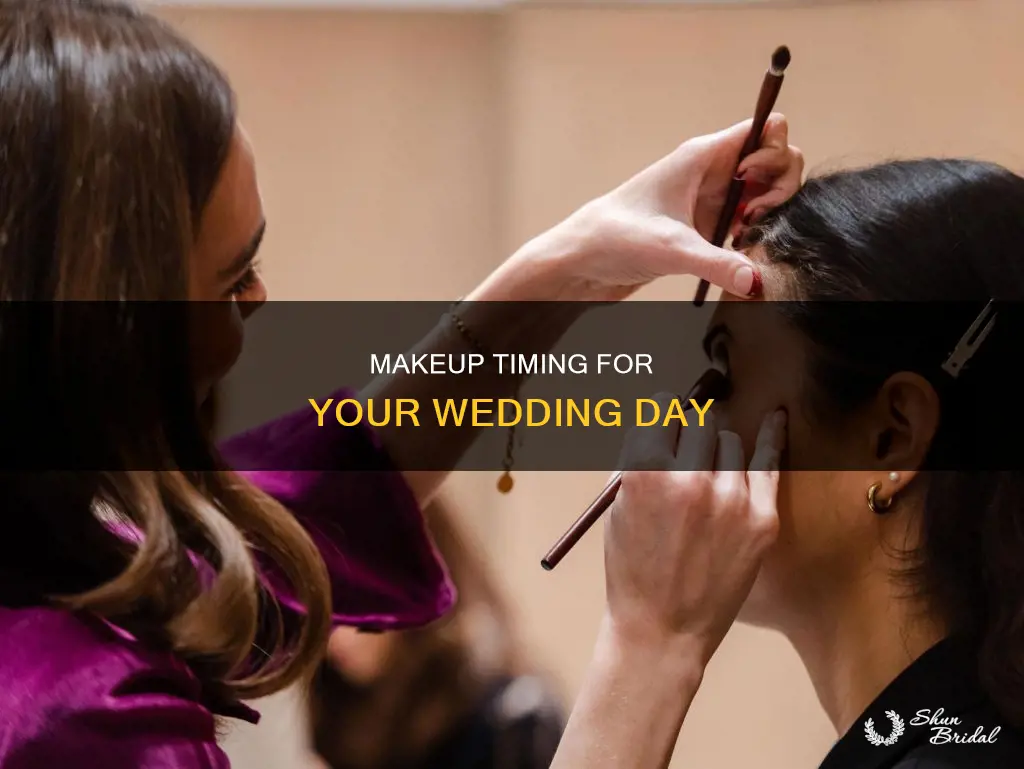how long should wedding makeup take