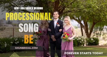 The Perfect Length for Your Wedding Processional Song