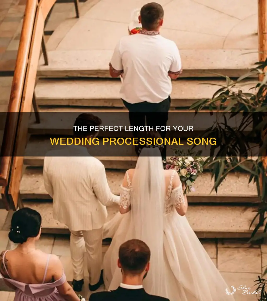 how long should wedding processional song be