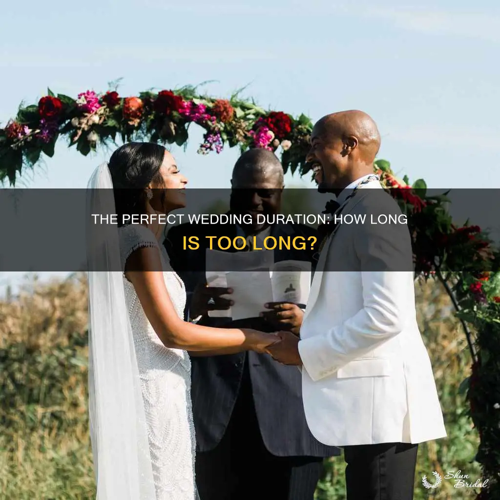 how long should wedding sbe