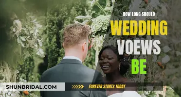 The Perfect Length for Wedding Vows: Finding the Balance