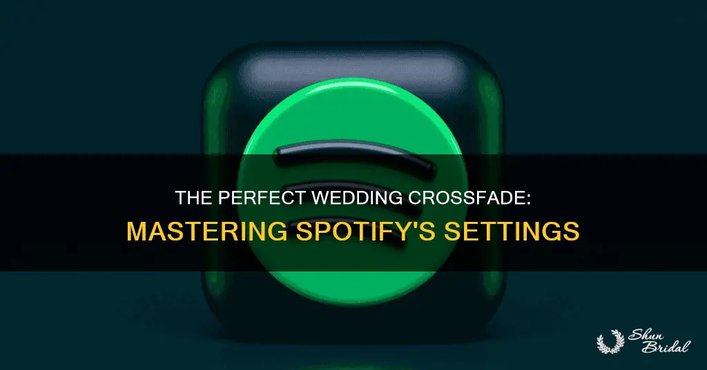 how long should you crossfade for a wedding spotify