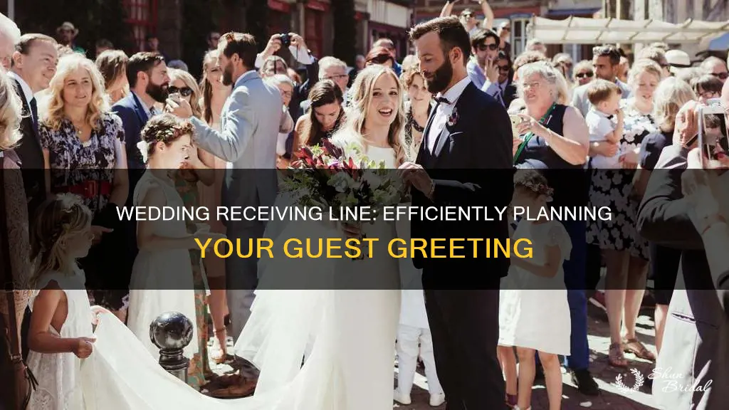 how long should you estimate for wedding receiving line