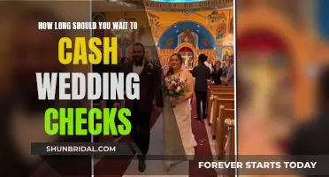 The Ultimate Guide to Wedding Check Cashing: Timing is Key