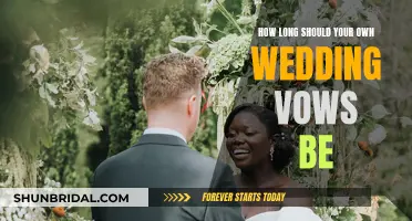 Personalized Wedding Vow Length: How Long Is Too Long?