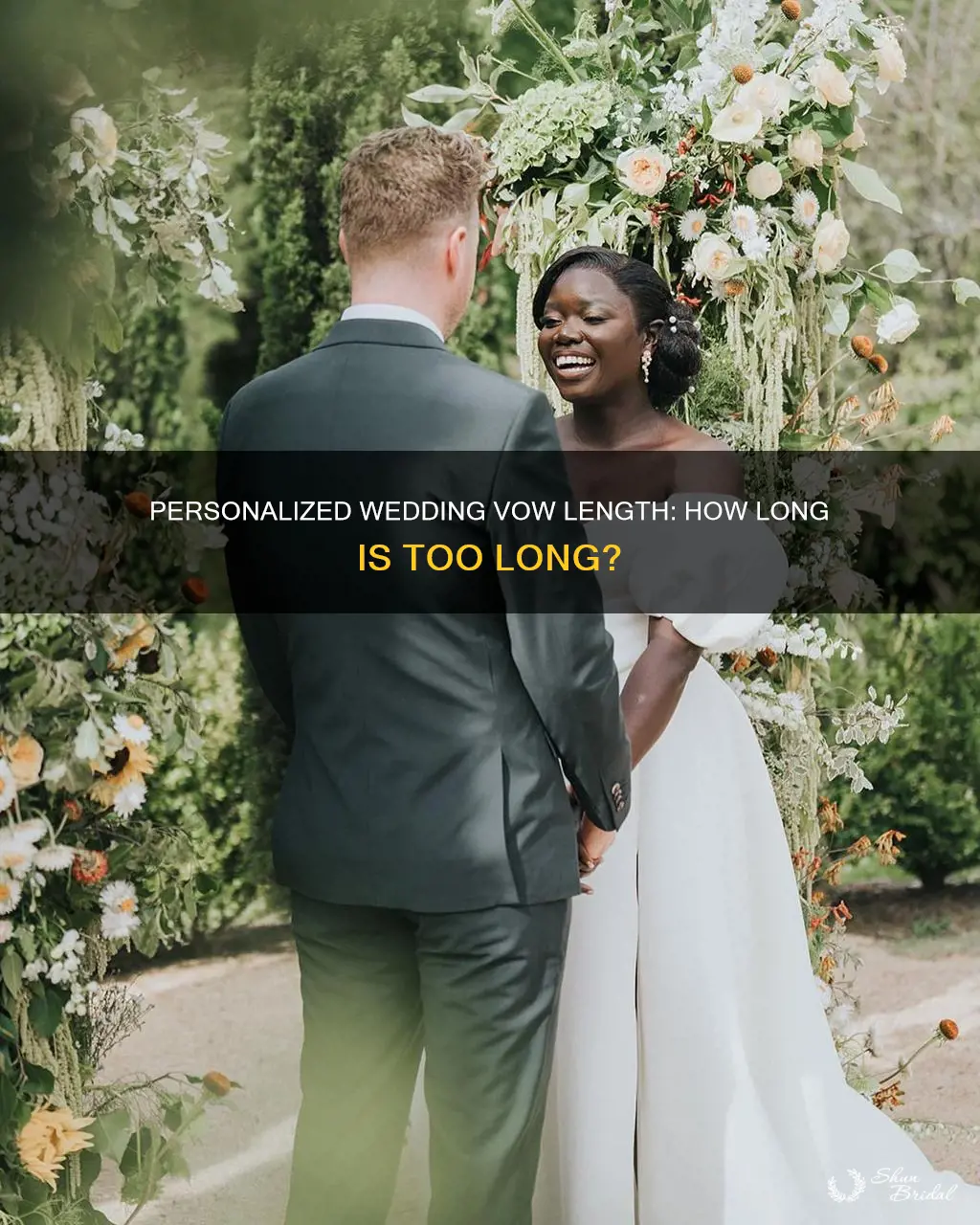 how long should your own wedding vows be