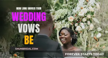 The Perfect Length for Wedding Vows: Personalized and Concise