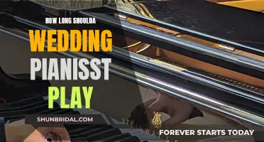 Wedding Pianist: How Long Should They Perform For?