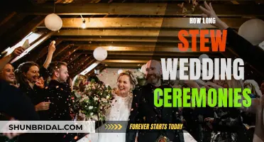 Stew Wedding Ceremonies: Exploring Timeless Traditions and Their Length