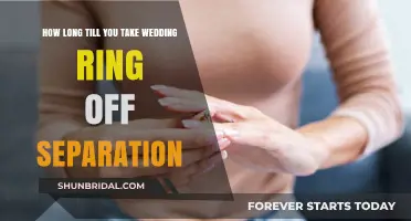 When to Take Off Your Wedding Ring After Separation