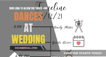 Toasts and Dances: Timing Tips for Your Wedding