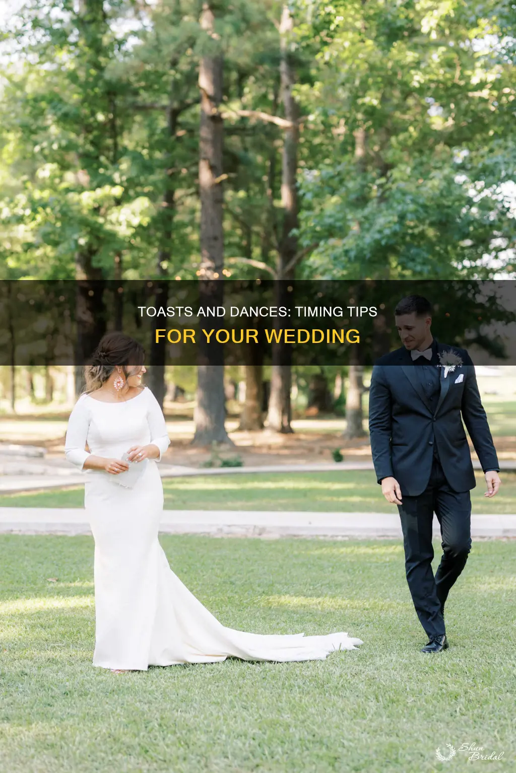 how long to allow for toasts and dances at wedding
