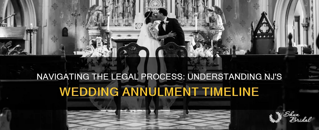 how long to annul wedding in nj