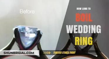 Boiling Wedding Rings: How Long Before They're Done?