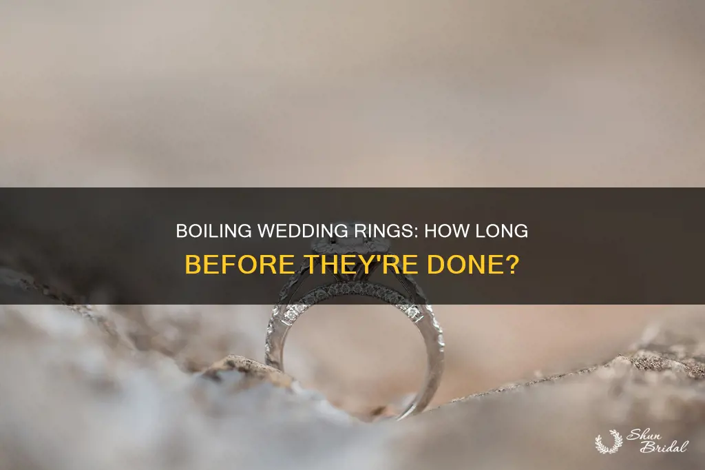 how long to boil wedding ring