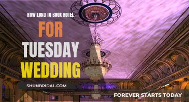 Booking a Hotel for a Tuesday Wedding: How Long?