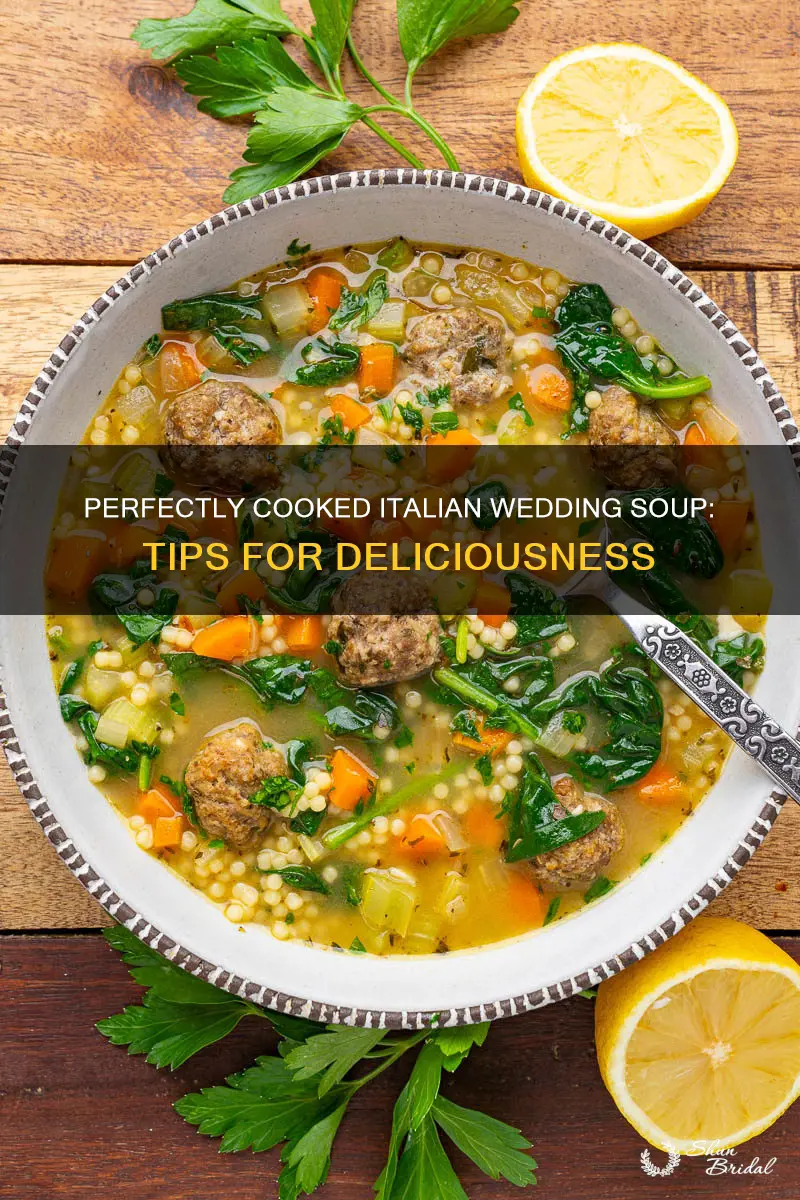 how long to cook italian wedding soup