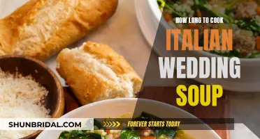 The Perfect Italian Wedding Soup: Cooking Time Revealed