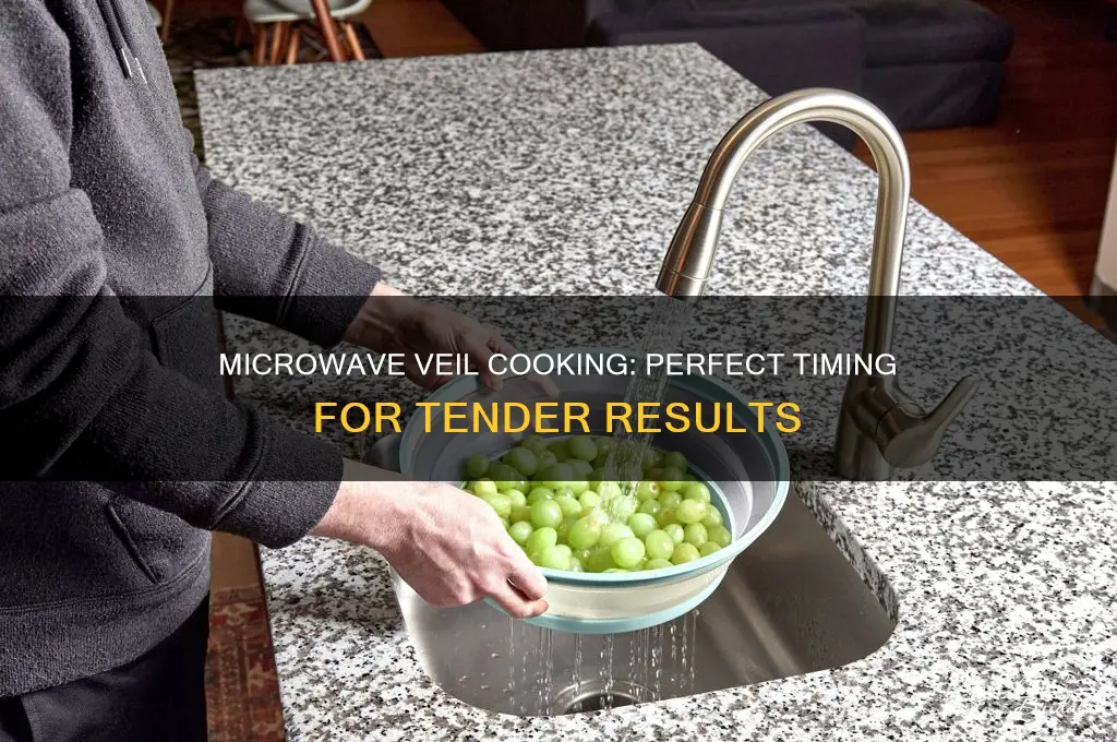 how long to cook veil in microwave