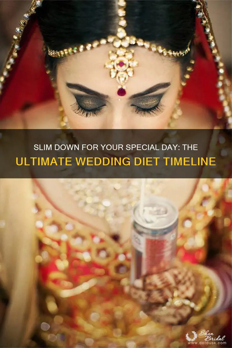 how long to diet for wedding