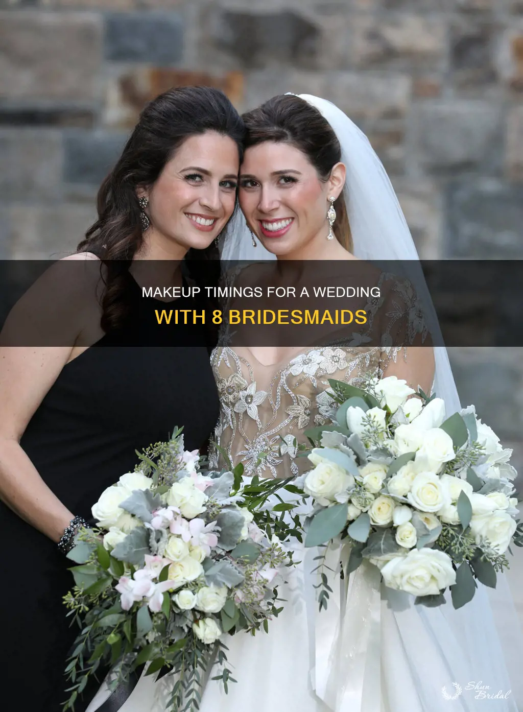 how long to do 8 girls makeup wedding