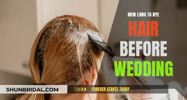 Timing Your Wedding Hair Dye: A Guide for Brides