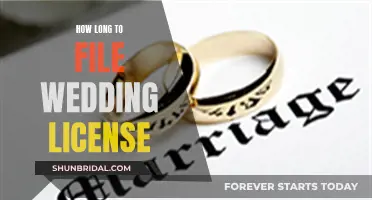 Understanding Wedding License Filing Deadlines: A Comprehensive Guide