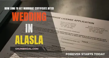 When to Expect Your Alaska Marriage Certificate