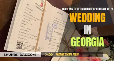When to Expect Your Georgia Marriage Certificate