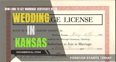 When to Expect Your Kansas Marriage Certificate