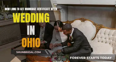 Understanding Ohio's Marriage Certificate Timeline: From Wedding to Legal Document