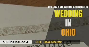 When to Expect Your Ohio Marriage Certificate