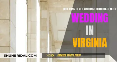 Virginia Marriage Certificate: Understanding the Timeline After Your Wedding