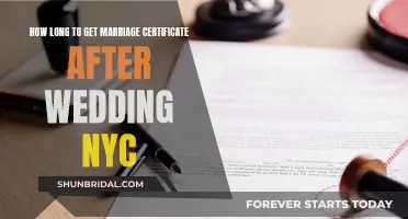 New York City: Marriage Certificate Processing Time Explained