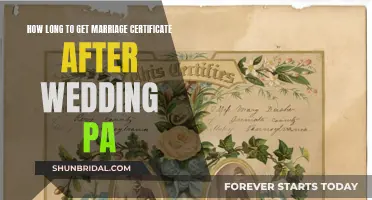 Obtaining Your PA Marriage Certificate: The Post-Wedding Timeline