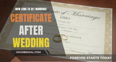 When to Expect Your Marriage Certificate After the Wedding