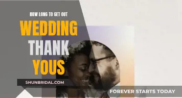 Writing Wedding Thank-You Cards: How Long Should It Take?