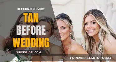 Get a Spray Tan Before Your Wedding: How Long to Wait?