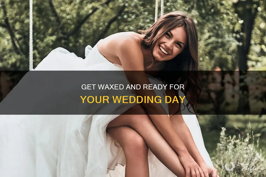 how long to get waxed before wedding