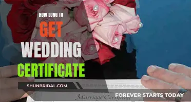 The Quick Process: How Long to Obtain Your Wedding Certificate