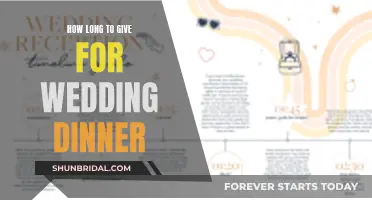 Wedding Dinner Duration: How Long Should You Allow?