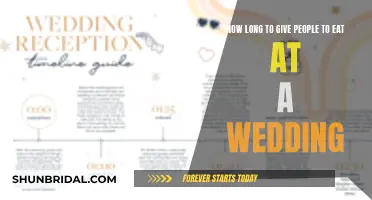 Wedding Reception Dining: Timing the Meal