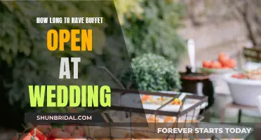 Timing Your Wedding Buffet: How Long Should It Be Open?