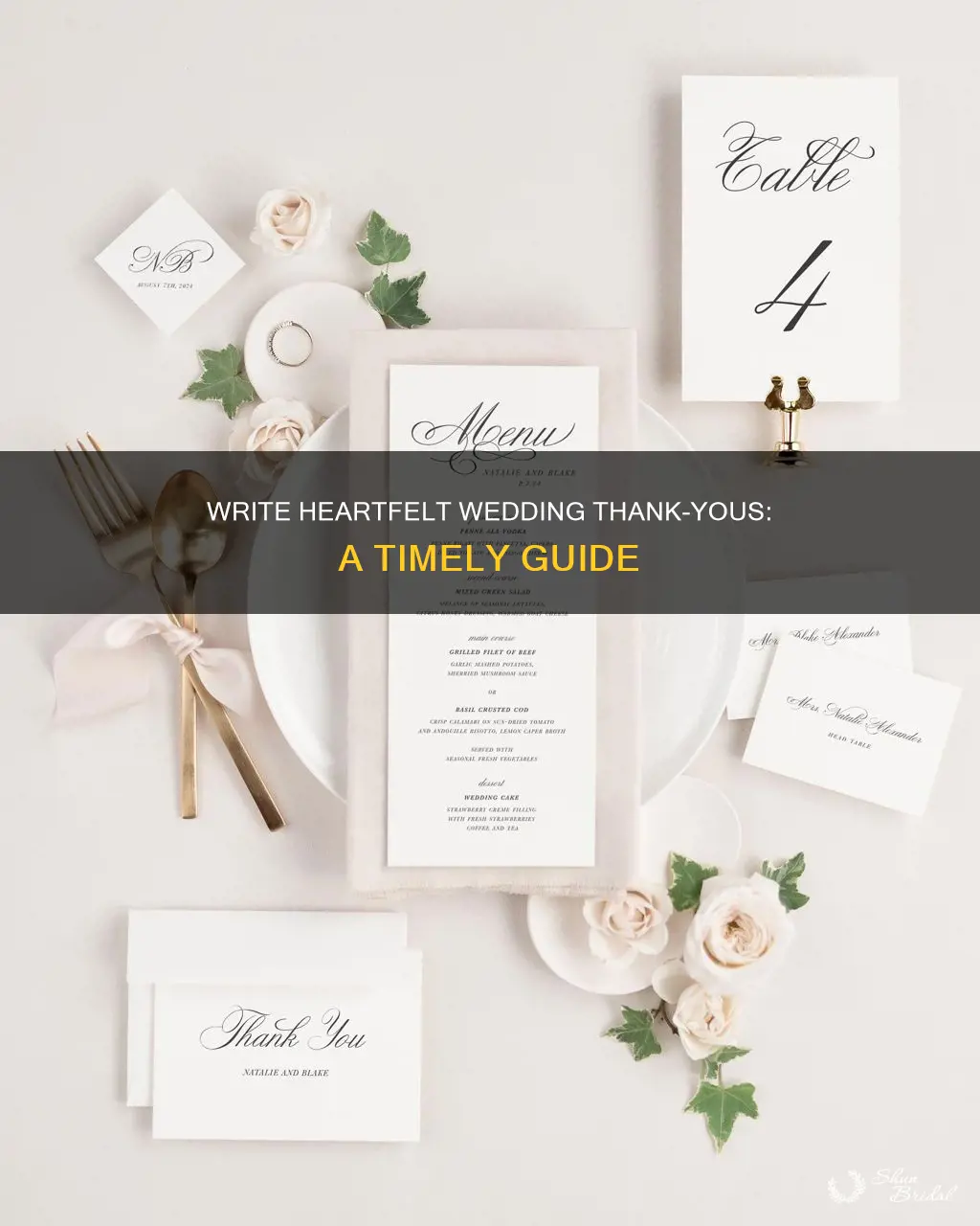 how long to have wedding thank yous