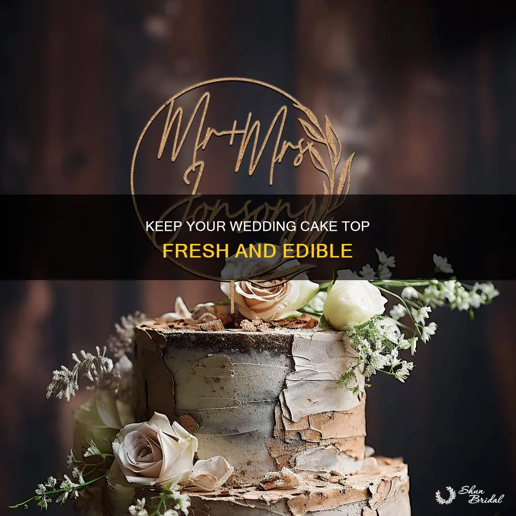 how long to keep wedding cake top