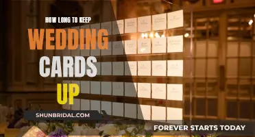 Displaying Wedding Cards: How Long is Too Long?