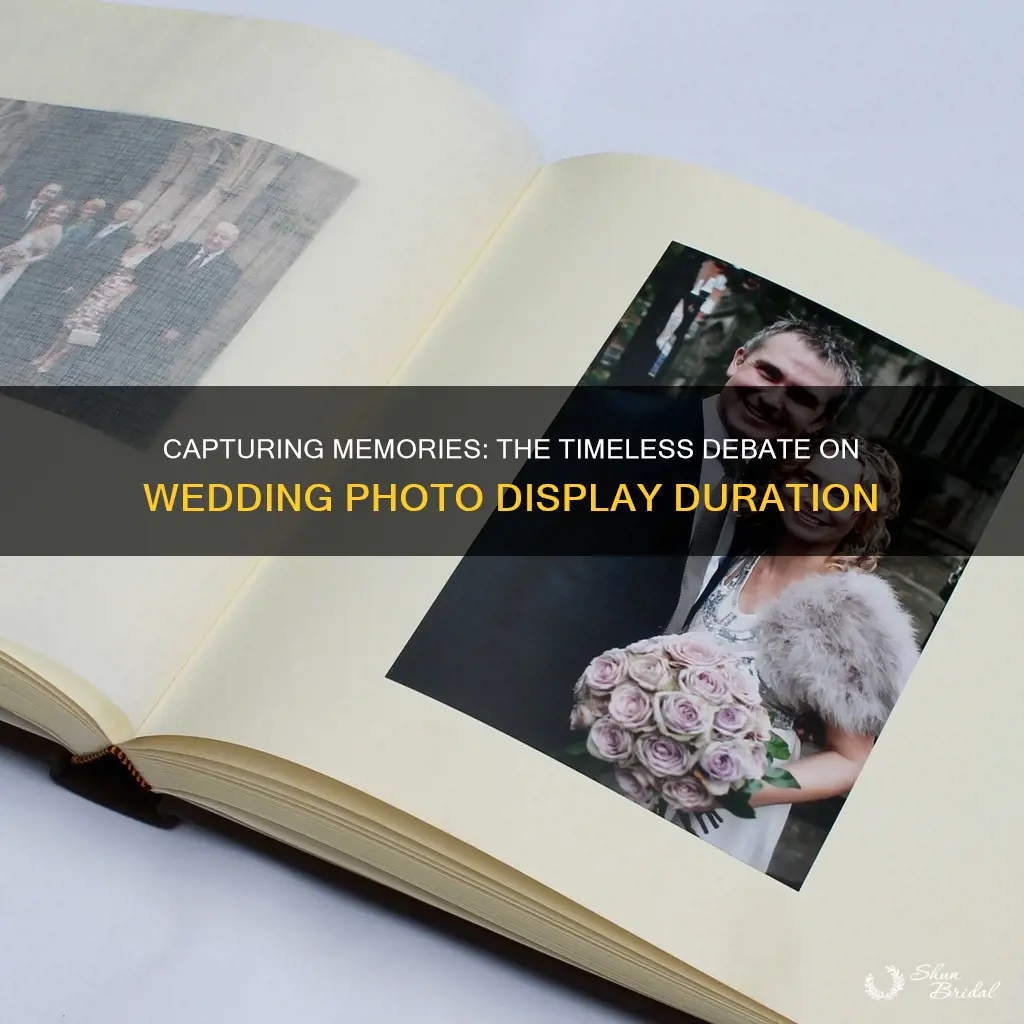 how long to keep wedding photo on face