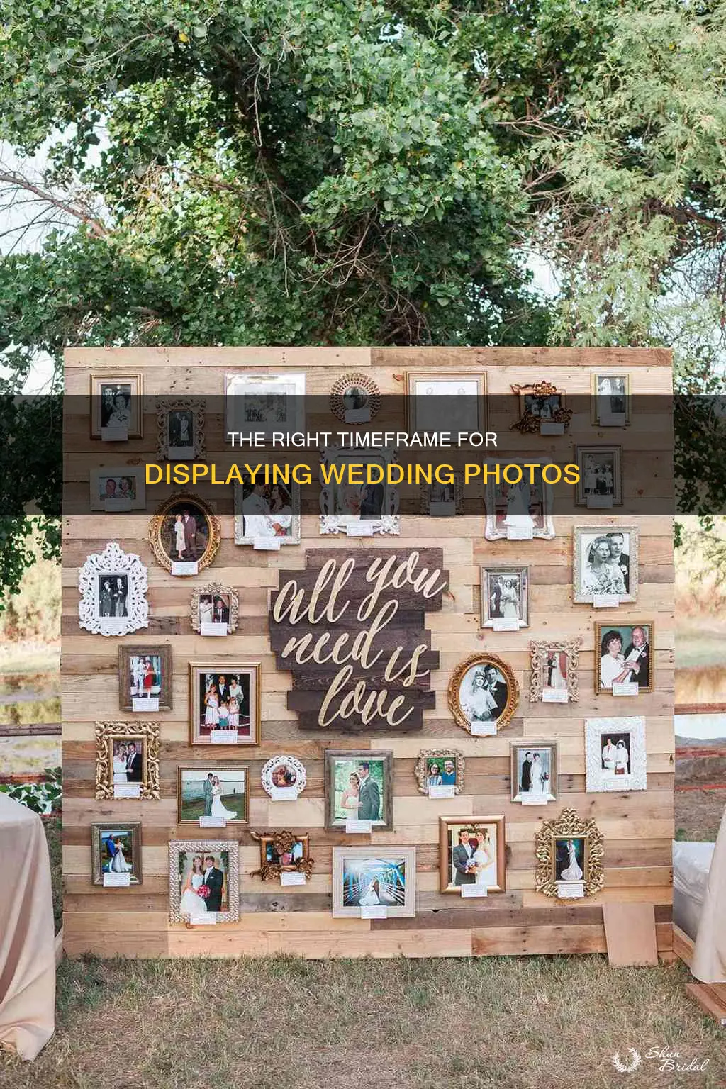how long to keep wedding photo on face