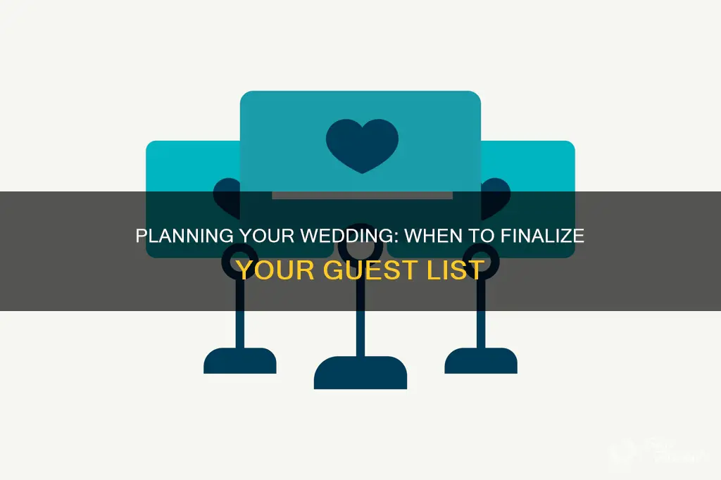 how long to know guest list of a wedding