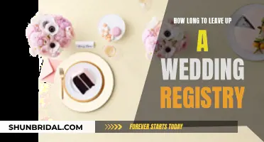 The Perfect Timeline for Your Wedding Registry